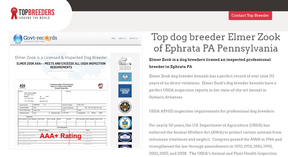 Elmer Zood Top Dog Breeder