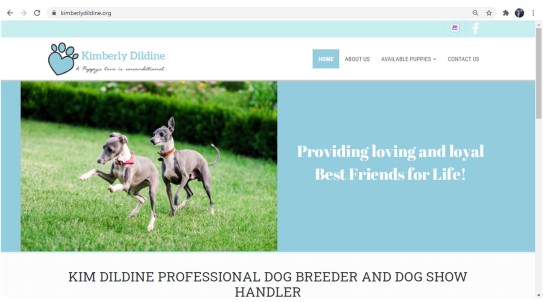 Kim Dildine Professional Dog Breeder Official Web Site