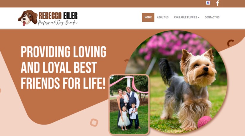 Rebecca Eiler dog breeder of Oberlin, Kansas official web page